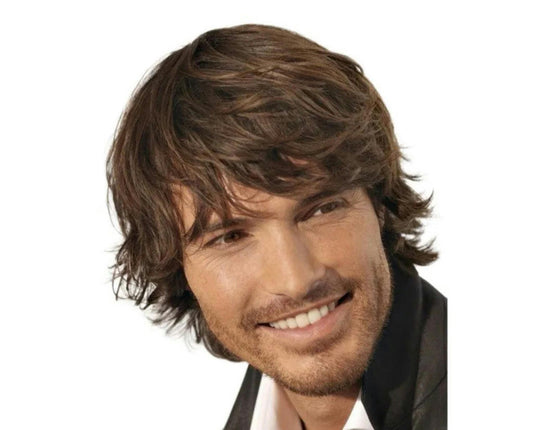 Synthetic Wigs with Bangs Wigs for Men Short Curly Fluffy Cosplay  Wig Layered