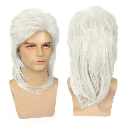 Curly Hair Wig Men's Fluffy Short Hair Wig Synthetic Hair Wigs for Men 80s Party Cosplay Wig punk