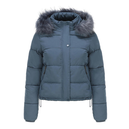 Women's Hooded Winter Coat Thicken Quilted Puffer Warm Jacket