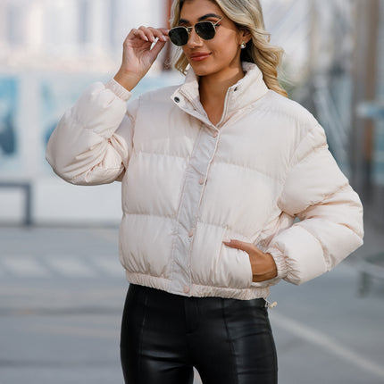 Women's Winter Thicken Puffer Coat Casual Quilted Jackets Warm Outerwear