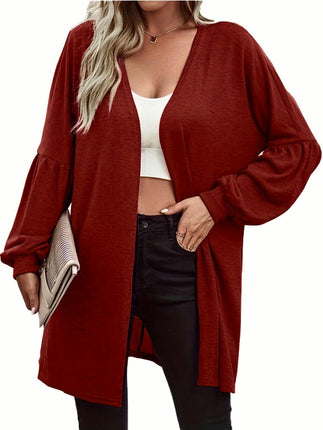 Women's Casual Lightweight Lantern Long Sleeve Cardigan Coat