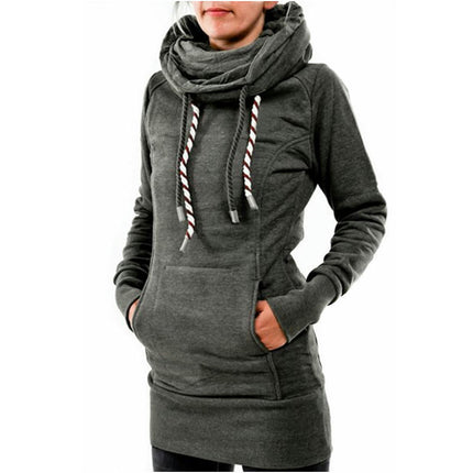 Women's Casual Fleece Hoodie Coat Sweatshirts Pullover with Pocket