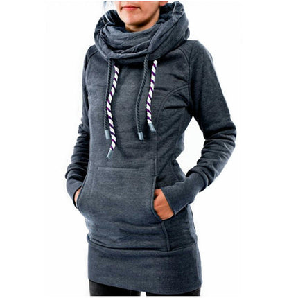 Women's Casual Fleece Hoodie Coat Sweatshirts Pullover with Pocket