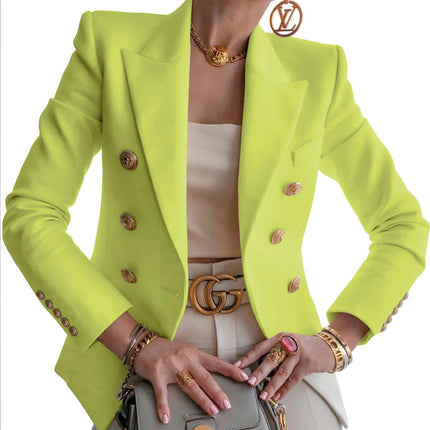 Womens Casual Office Blazers Button Open Front Cardigans Work Jacket