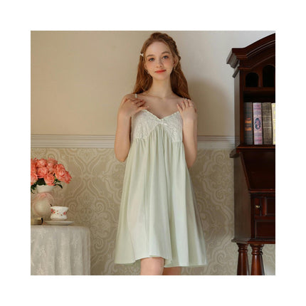 Women Lace Nightgown Chemise Dress V Neck Sleepwear Slips Nightie