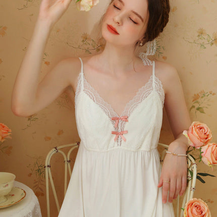 Women Sexy Sleepwear Lace Chemise Nightgown Babydoll Sleep Dress-A2