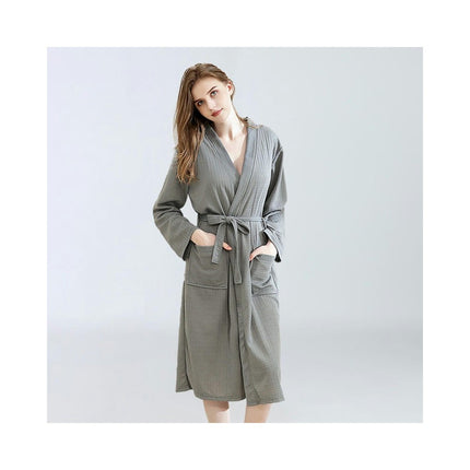 Robes For Women Lightweight Unisex Waffle Kimono Bathrobe