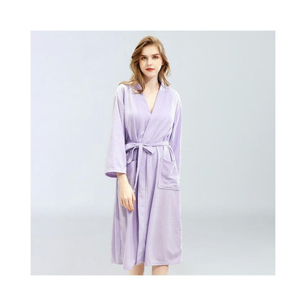 Robes For Women Lightweight Unisex Waffle Kimono Bathrobe