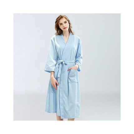 Robes For Women Lightweight Unisex Waffle Kimono Bathrobe