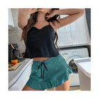 Black+green shorts