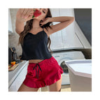 Black+red shorts