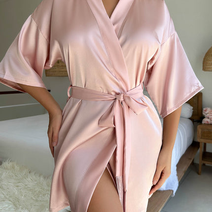 Women's Silk Satin Robe Bridal Party Bridesmaids Robes