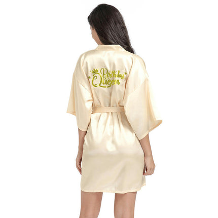 Women's Satin Kimono Robes Party Robes Silky Bathrobes