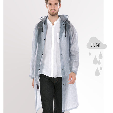 Raincoats For Women Men Reusable Portable Waterproof Long Rain Ponchos with Hoods