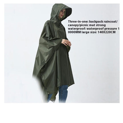 Raincoats For Women Men Rain Poncho Multifunctional Waterproof Raincoat with Hood for Adult