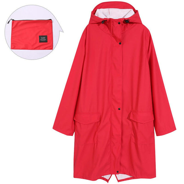 Womens Raincoats Waterproof Rain Poncho Reusable Hiking Hooded Coat Jacket for Outdoor Hiking Camping