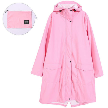 Womens Raincoats Waterproof Rain Poncho Reusable Hiking Hooded Coat Jacket for Outdoor Hiking Camping