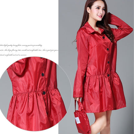 Lightweight Raincoats Women's Raincoat Waterproof Rain Jacket Hooded Outdoor Hiking Raincoats