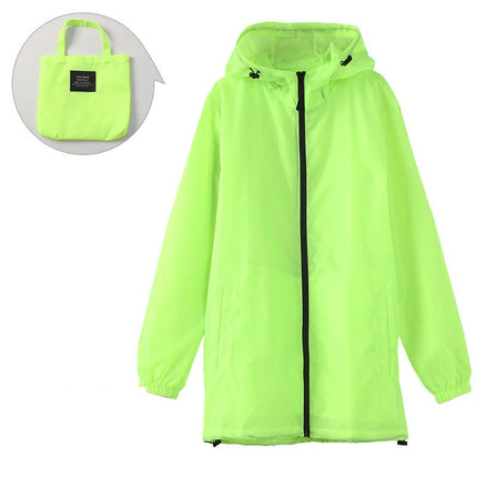 Women's Raincoats Packable Waterproof Running Rain Coat Cycling Jacket Windbreaker With Hood