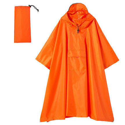 Hood Rain Ponchos for Women Men Lightweight Rain Jacket Outdoor Waterproof Hiking Cycling Raincoats