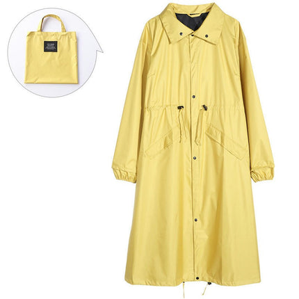 Women's Raincoats Packable Long Rain Jacket Hooded Rain Poncho Waterproof Lightweight Raincoat