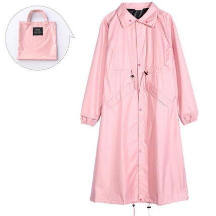 Women's Raincoats Packable Long Rain Jacket Hooded Rain Poncho Waterproof Lightweight Raincoat