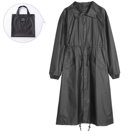 Women's Raincoats Packable Long Rain Jacket Hooded Rain Poncho Waterproof Lightweight Raincoat