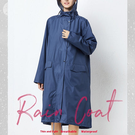 Women's Raincoats for Adults Raincoat Waterproof Rain Jacket Camping Hiking Outerwear Reusable