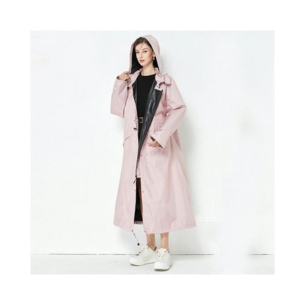 Rain Coats,Women's Waterproof Raincoat Long Outdoor Rain Jacket with Zipper Outdoor Raincoats