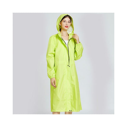 Womens Raincoats Waterproof Breathable Rain Jacket Long Outdoor Hiking Travel Raincoat