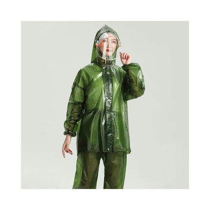 Men's Raincoats Women's Raincoats Lightweight Rain suit Waterproof Rain Jacket And Pants Set