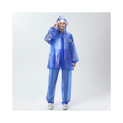 Men's Raincoats Women's Raincoats Lightweight Rain suit Waterproof Rain Jacket And Pants Set