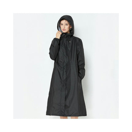 Rain Coats,Lightweight Women's Waterproof Raincoat Long Outdoor Rain Jacket with Zipper Raincoats