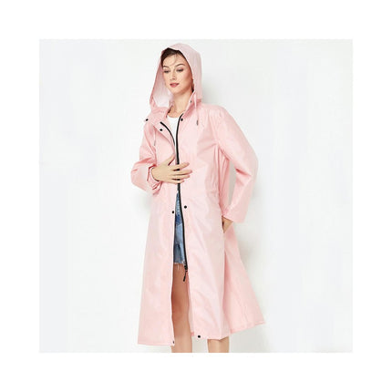 Rain Coats,Lightweight Women's Waterproof Raincoat Long Outdoor Rain Jacket with Zipper Raincoats