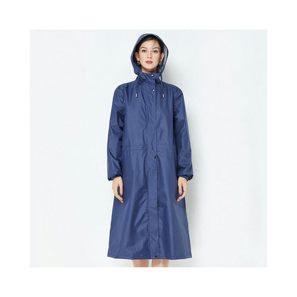 Rain Coats,Lightweight Women's Waterproof Raincoat Long Outdoor Rain Jacket with Zipper Raincoats