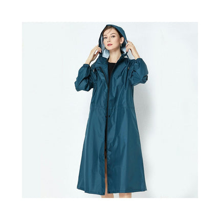 Rain Coats,Lightweight Women's Waterproof Raincoat Long Outdoor Rain Jacket with Zipper Raincoats