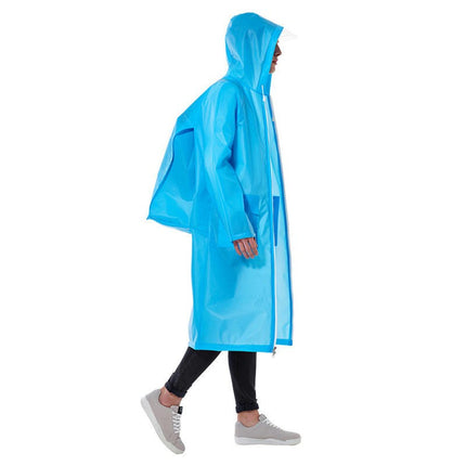 Women's Raincoats Men's Raincoats Long Poncho Waterproof Raincoat Lightweight Hooded Rain Outdoor