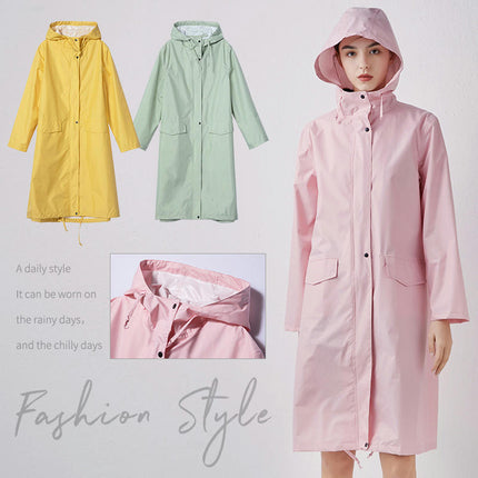 Raincoats For Women's Long Waterproof Raincoat with Hood Lightweight Rain Pants Men's Raincoats