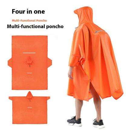 Rain Poncho Multifunctional Raincoat Waterproof Raincoats for Men Women Adult Hiking Camping