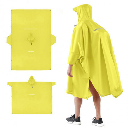 Rain Poncho Multifunctional Raincoat Waterproof Raincoats for Men Women Adult Hiking Camping