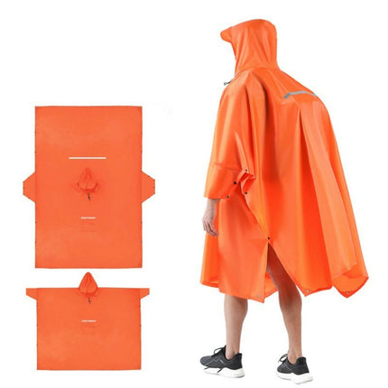 Rain Poncho Multifunctional Raincoat Waterproof Raincoats for Men Women Adult Hiking Camping