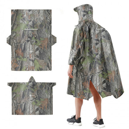 Rain Poncho Multifunctional Raincoat Waterproof Raincoats for Men Women Adult Hiking Camping