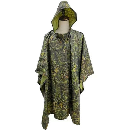 Men's Raincoats Rain Poncho Raincoat Waterproof with Hood for Adult Hiking Fishing Camping