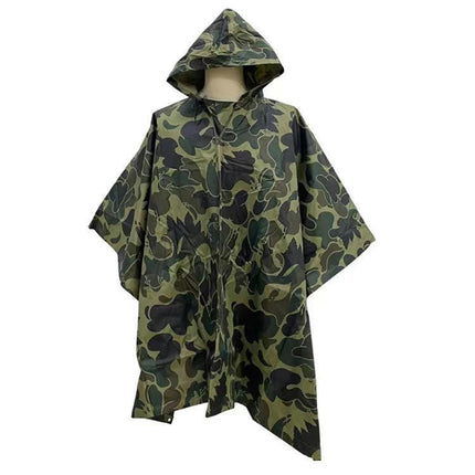 Men's Raincoats Rain Poncho Raincoat Waterproof with Hood for Adult Hiking Fishing Camping