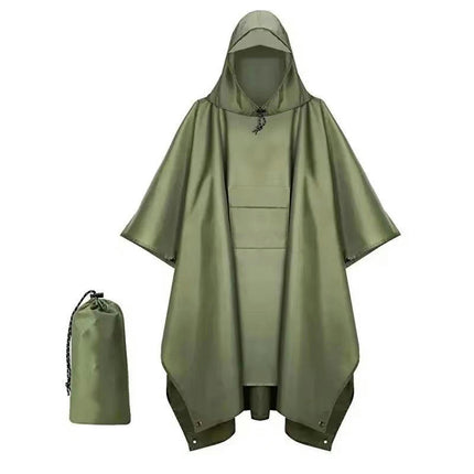 Men's Raincoats Multifunctional Raincoat Cycling Camping Lightweight Poncho Outdoor Rain Coat