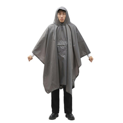 Waterproof Rain Poncho for Camping Hiking,Multifunctional Lightweight Raincoat Men's Raincoats