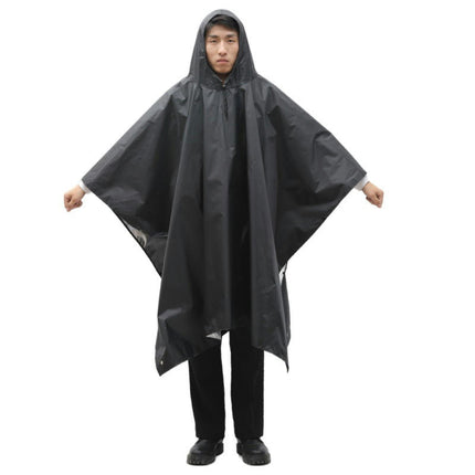 Waterproof Rain Poncho for Camping Hiking,Multifunctional Lightweight Raincoat Men's Raincoats