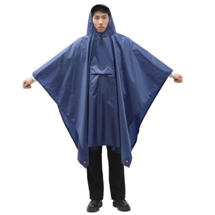 Waterproof Rain Poncho for Camping Hiking,Multifunctional Lightweight Raincoat Men's Raincoats