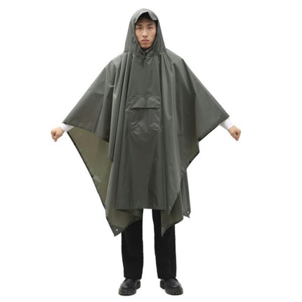 Waterproof Rain Poncho for Camping Hiking,Multifunctional Lightweight Raincoat Men's Raincoats