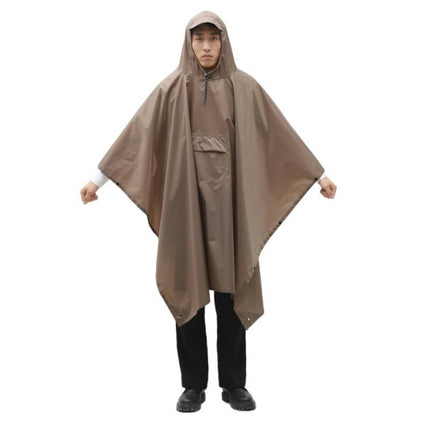 Waterproof Rain Poncho for Camping Hiking,Multifunctional Lightweight Raincoat Men's Raincoats